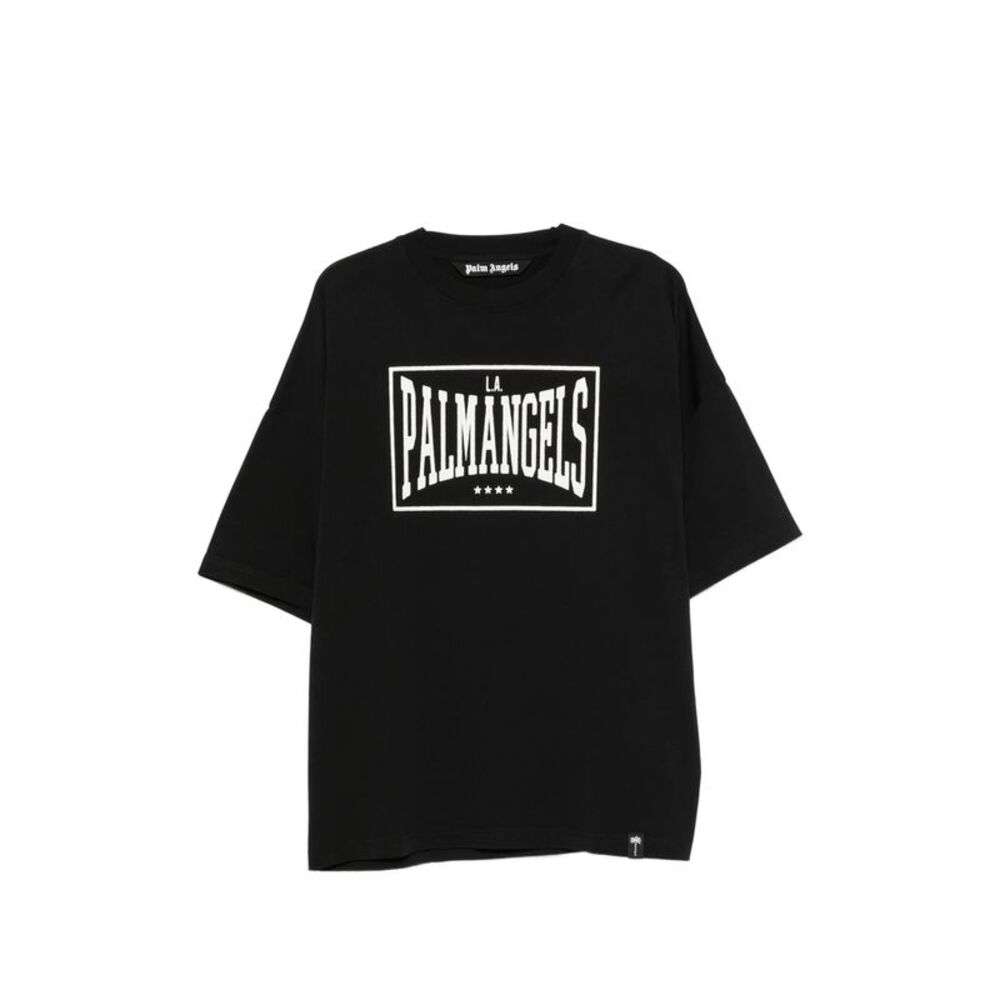 Palm Angels Black T-Shirts & Vests - T-Shirts Men
